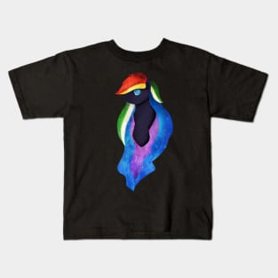 Nightmare Ponies Mane 6 - Rainbow Dash Kids T-Shirt